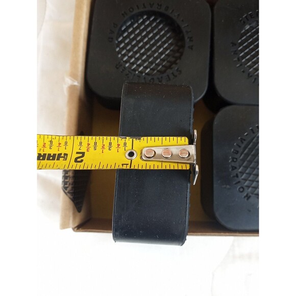 Set Of 4 Sandflow Steadylizer Anti Vibration Pads Washing Machine Foot Pads - Picture 6 of 7